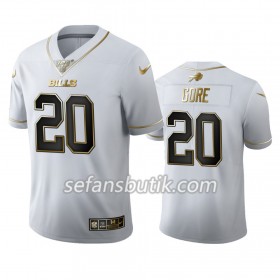 Buffalo Bills Tröjor Frank Gore 20 Nike Vit Golden Edition 100th - Herr